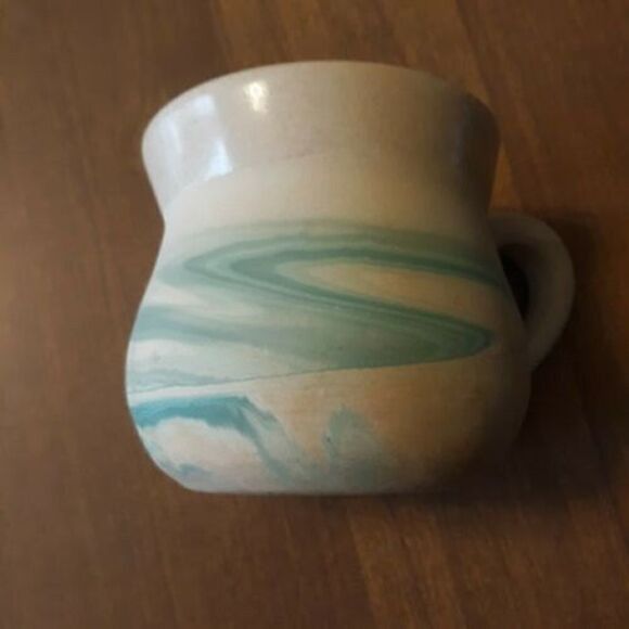 American Creations Pottery Color Swirl Cup Mug - Picture 6 of 8